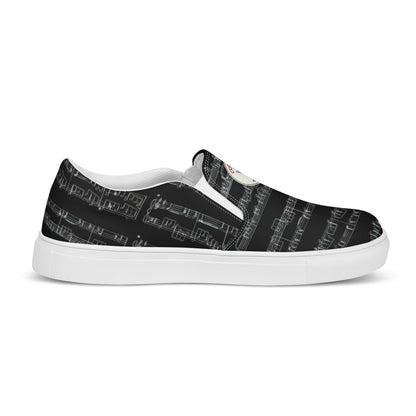 Cuckoofest '24 Women’s slip-on canvas shoes