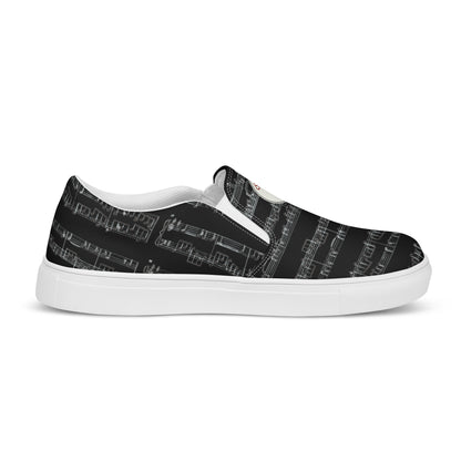 Cuckoofest '24 Women’s slip-on canvas shoes
