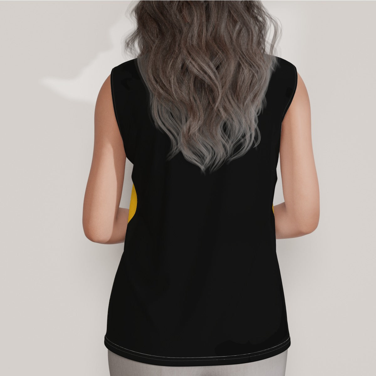 O'Riada's GS Black & Amber Women's Sleeveless Polo Shirt