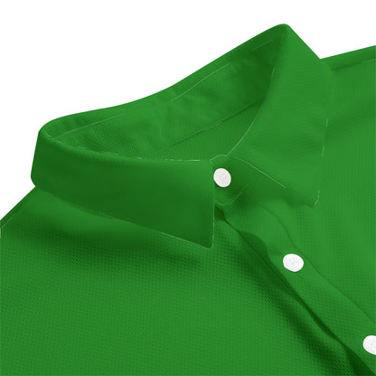 O'Riada's Golf Society Green & White Men's Polo Shirt | Birdseye