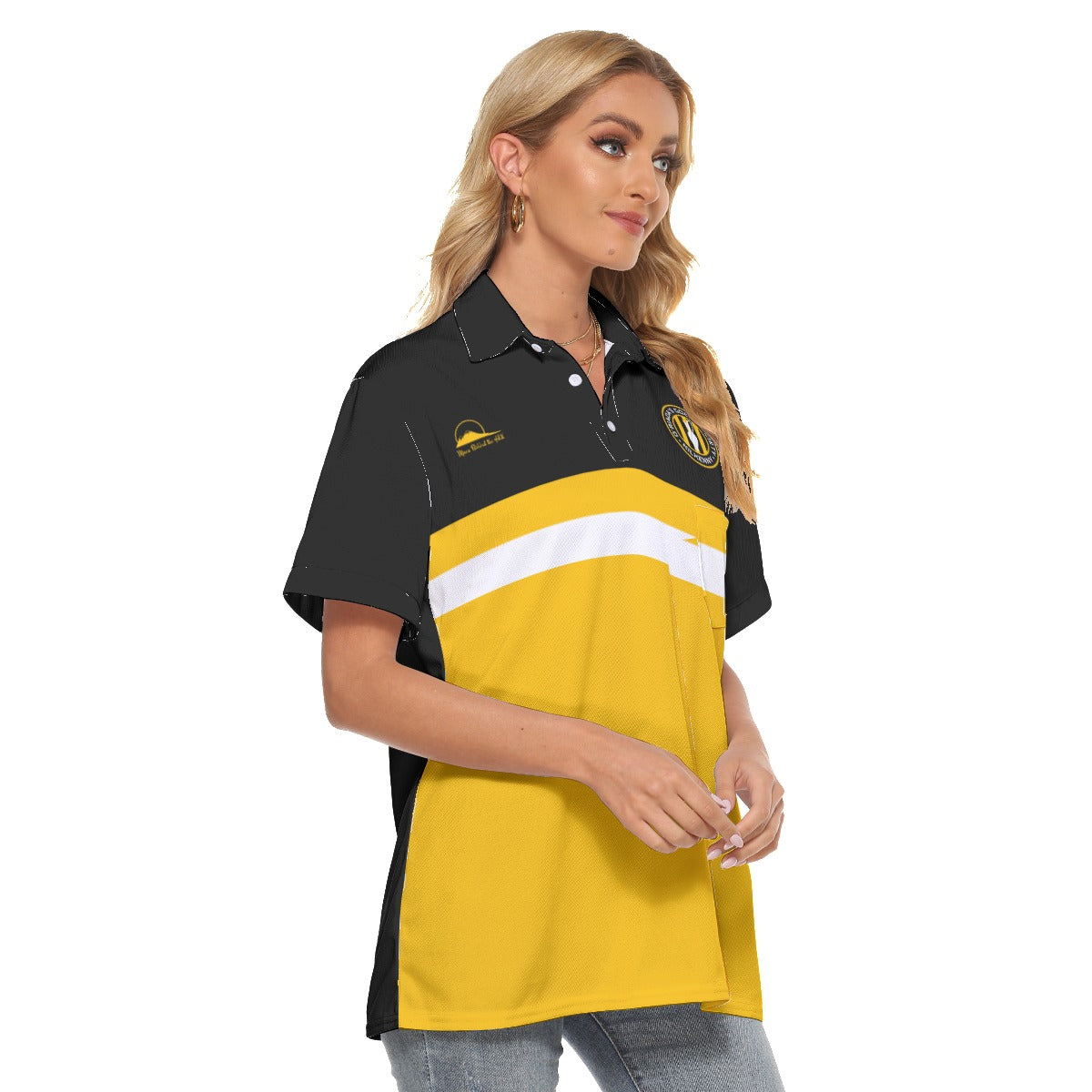 O'Riada's GS Black & Amber Women's Polo T-Shirt