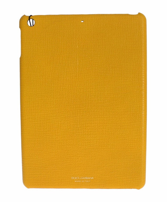 Yellow Leather Tablet Ipad Case Cover designed by Dolce & Gabbana available from Moon Behind The Hill's Accessories range
