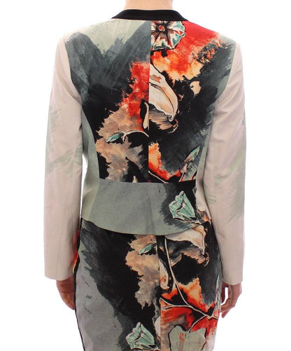 Multicolor Short Floral Blazer Jacket designed by Sachin & Babi available from Moon Behind The Hill's Women's Clothing range