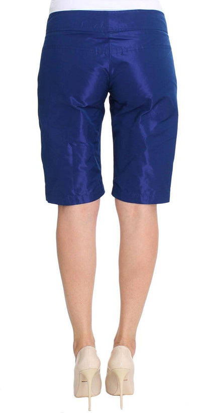 Blue Above Knees Bermuda Shorts - Designed by Ermanno Scervino Available to Buy at a Discounted Price on Moon Behind The Hill Online Designer Discount Store