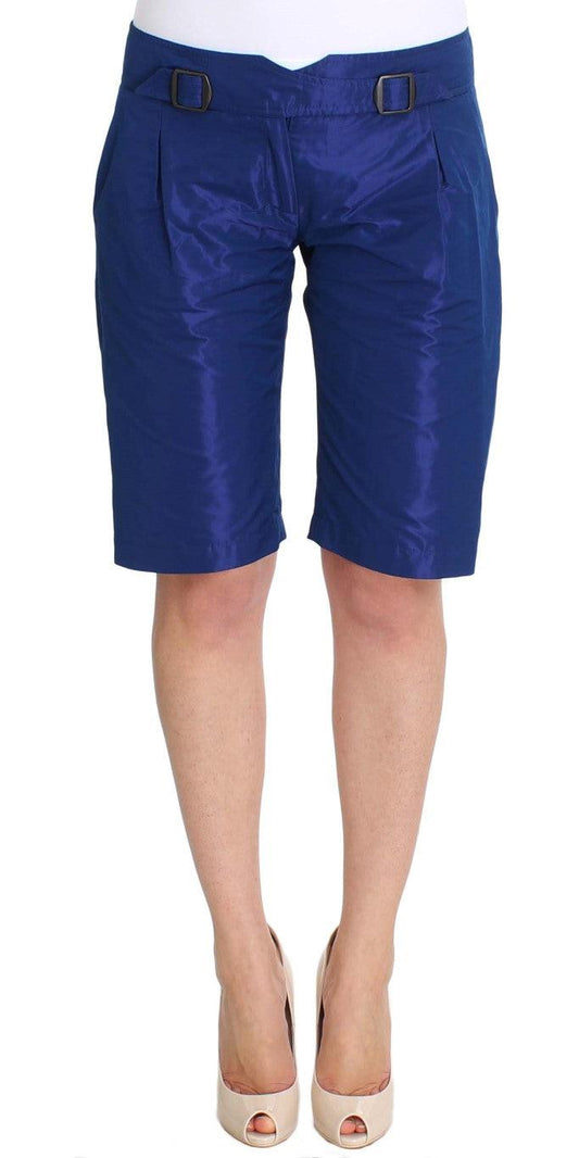 Blue Above Knees Bermuda Shorts - Designed by Ermanno Scervino Available to Buy at a Discounted Price on Moon Behind The Hill Online Designer Discount Store
