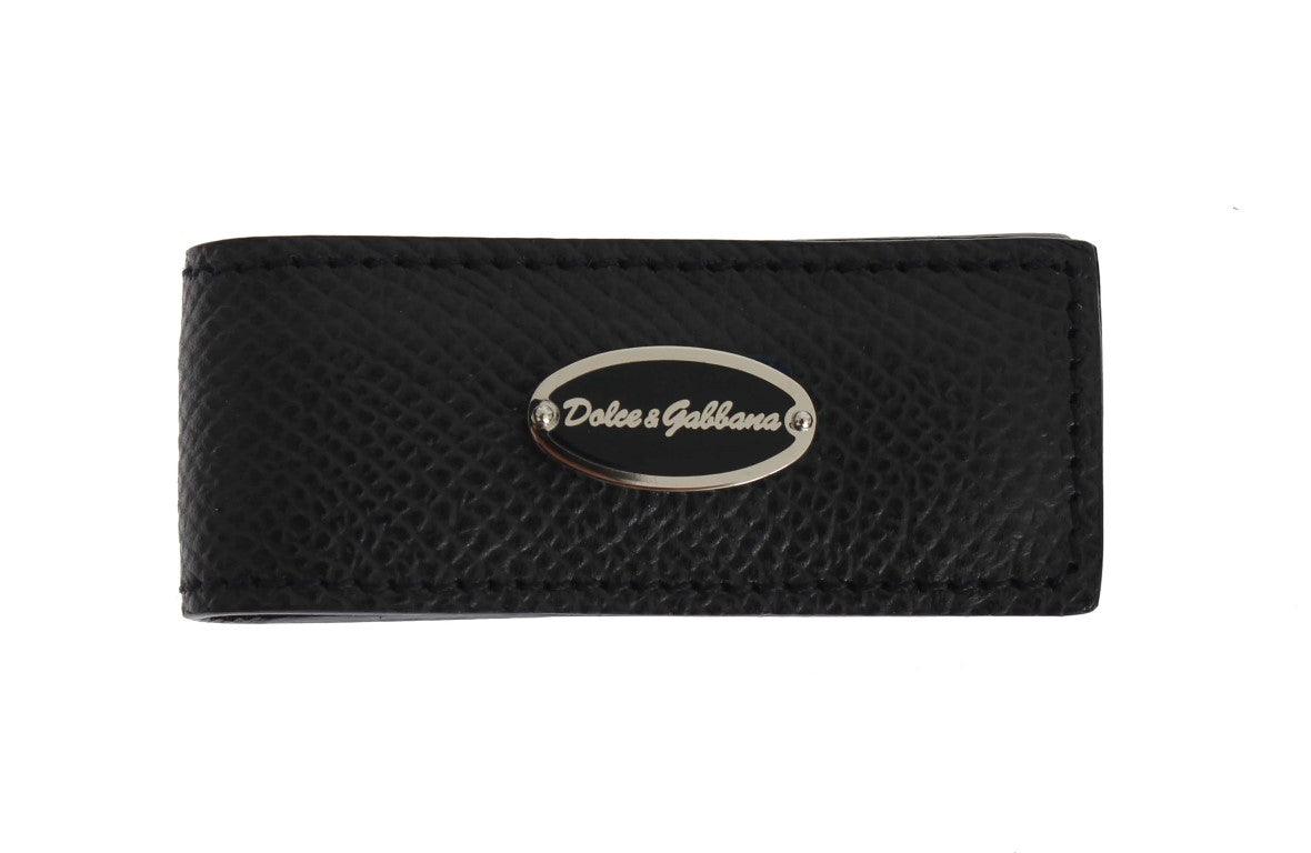 Dolce & Gabbana Blue Leather Magnet Money Clip - Designed by Dolce & Gabbana Available to Buy at a Discounted Price on Moon Behind The Hill Online Designer Discount Store