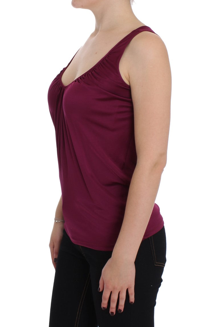 Purple Sleeveless Top Blouse designed by PLEIN SUD available from Moon Behind The Hill's Women's Clothing range