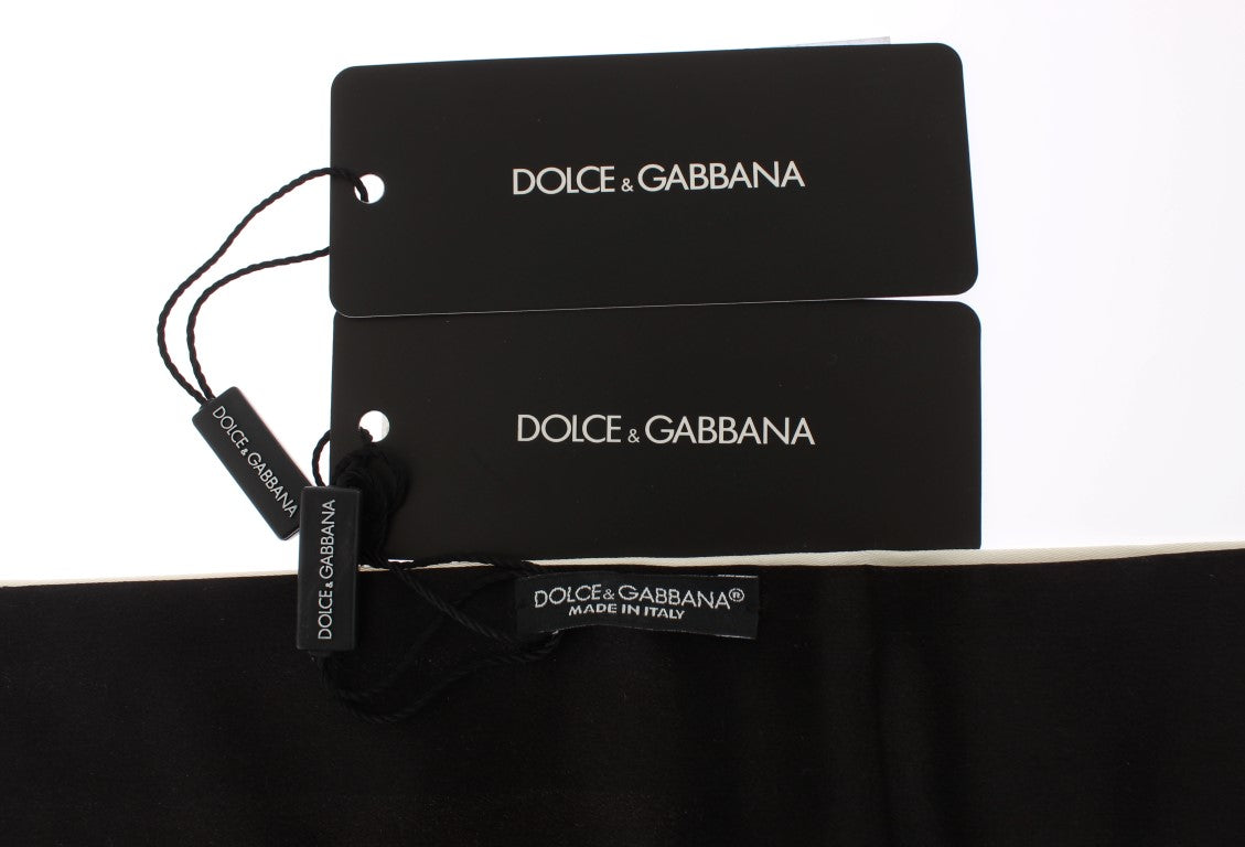 White Wide Belt Silk Cummerbund designed by Dolce & Gabbana available from Moon Behind The Hill's Men's Accessories range