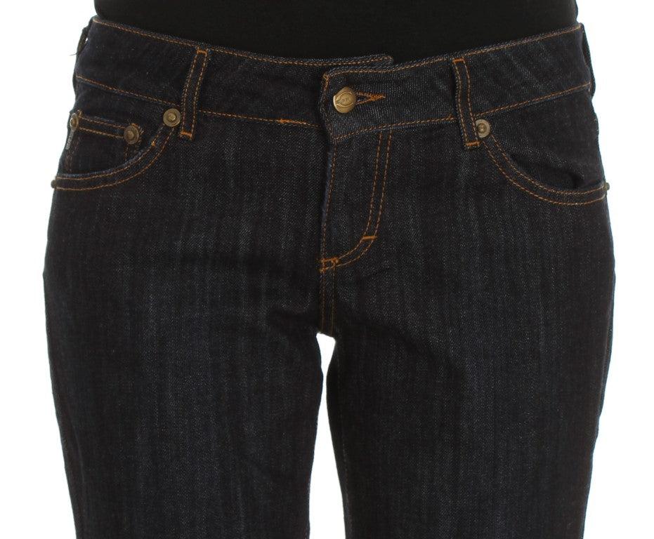 Blue Cotton Straight Fit Stretch Jeans - Designed by Cavalli Available to Buy at a Discounted Price on Moon Behind The Hill Online Designer Discount Store