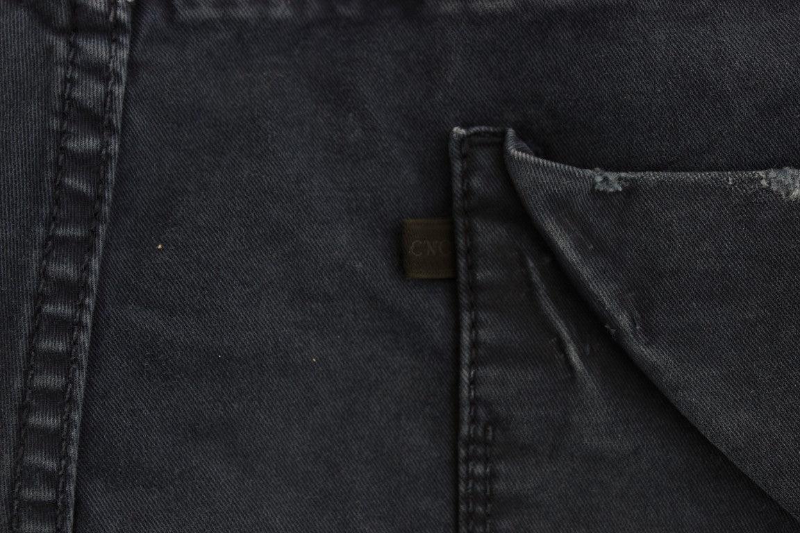 Blue Cotton Blend Denim Jeans - Designed by Costume National Available to Buy at a Discounted Price on Moon Behind The Hill Online Designer Discount Store
