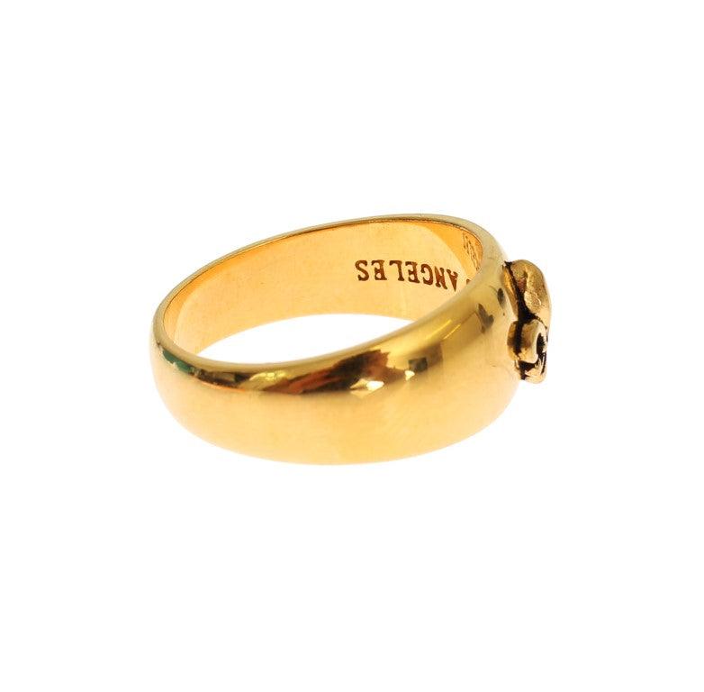Gold Plated 925 Silver Ring designed by Nialaya available from Moon Behind The Hill's Men's Jewellery & Watches range