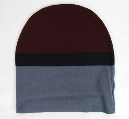 Gucci Unisex Burgundy Blue Wool Beanie Medium Knit Cap - Designed by Gucci Available to Buy at a Discounted Price on Moon Behind The Hill Online Designer Discount Store