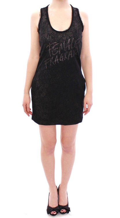 Black Lace Lined Stretch Mini Dress - Designed by Ermanno Scervino Available to Buy at a Discounted Price on Moon Behind The Hill Online Designer Discount Store