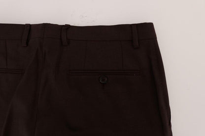 Purple Wool Stretch Formal Pants designed by Dolce & Gabbana available from Moon Behind The Hill's Men's Clothing range
