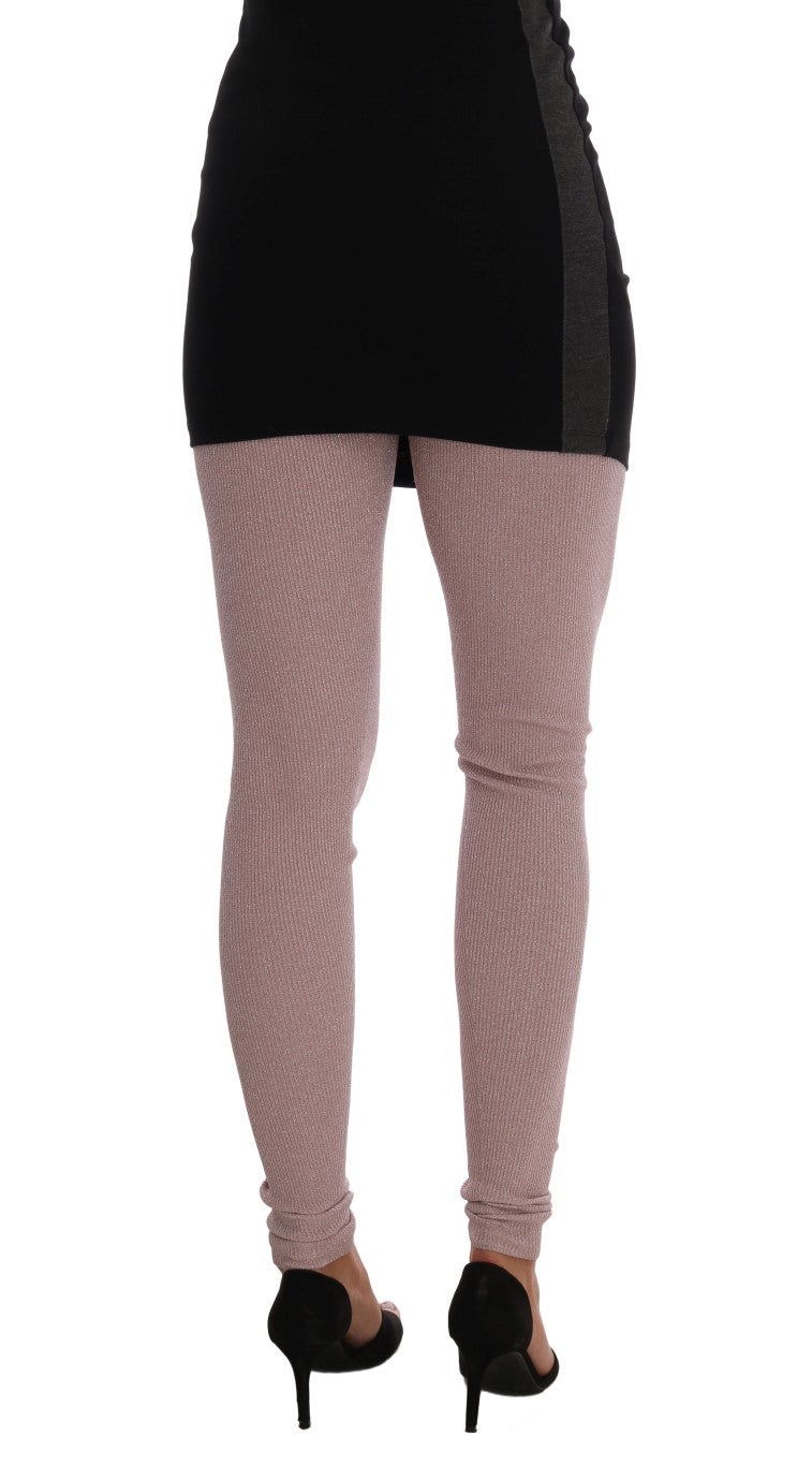 Pink Stretch Waist Tights Stockings designed by Dolce & Gabbana available from Moon Behind The Hill's Women's Clothing range