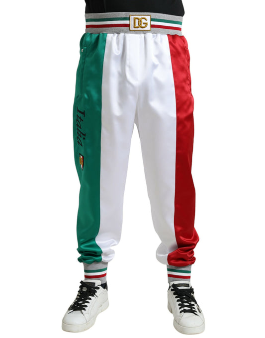 Multicolor Italian Patch Slim Jogger Pants