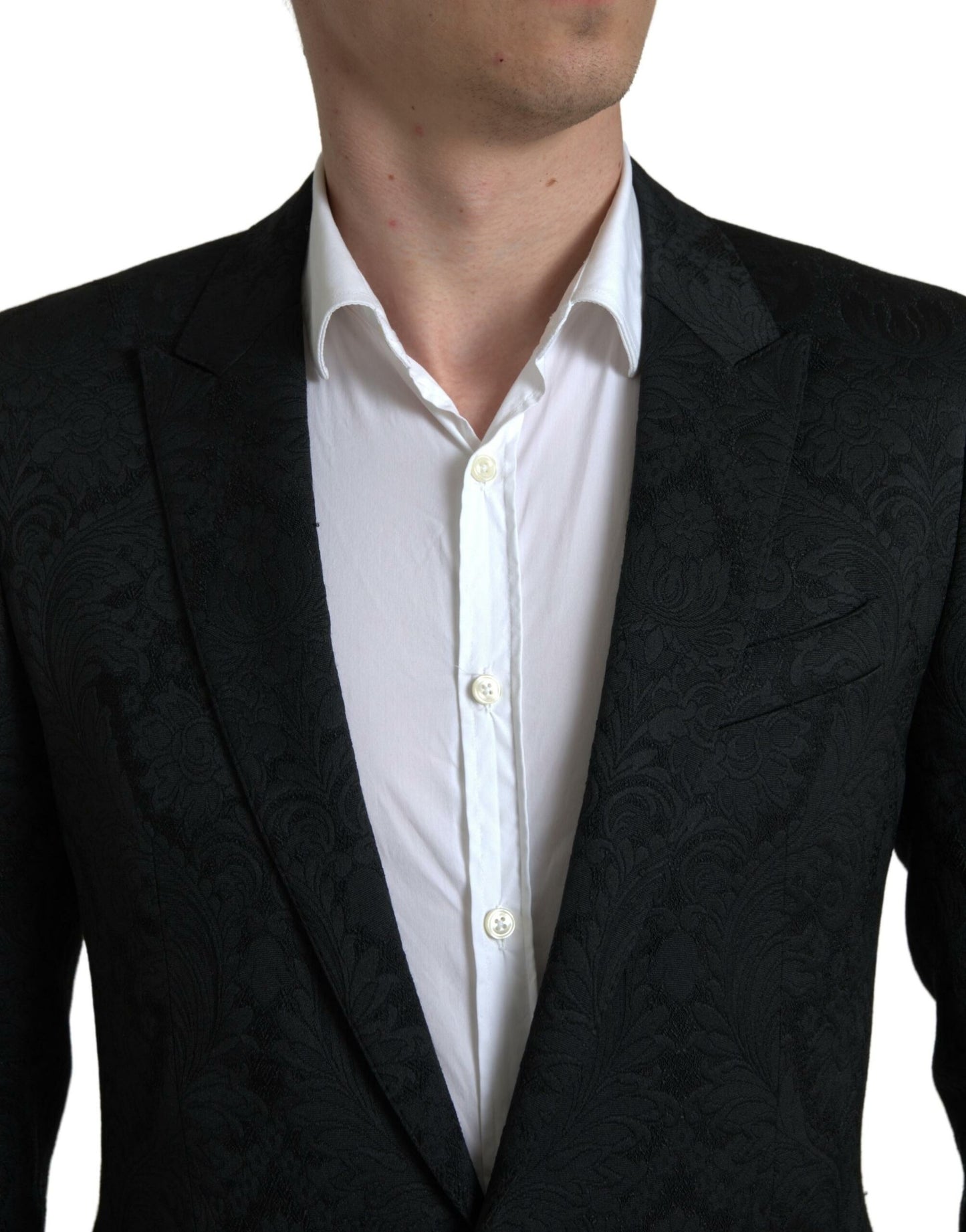 Dolce & Gabbana Black 2 Piece Single Breasted MARTINI Suit