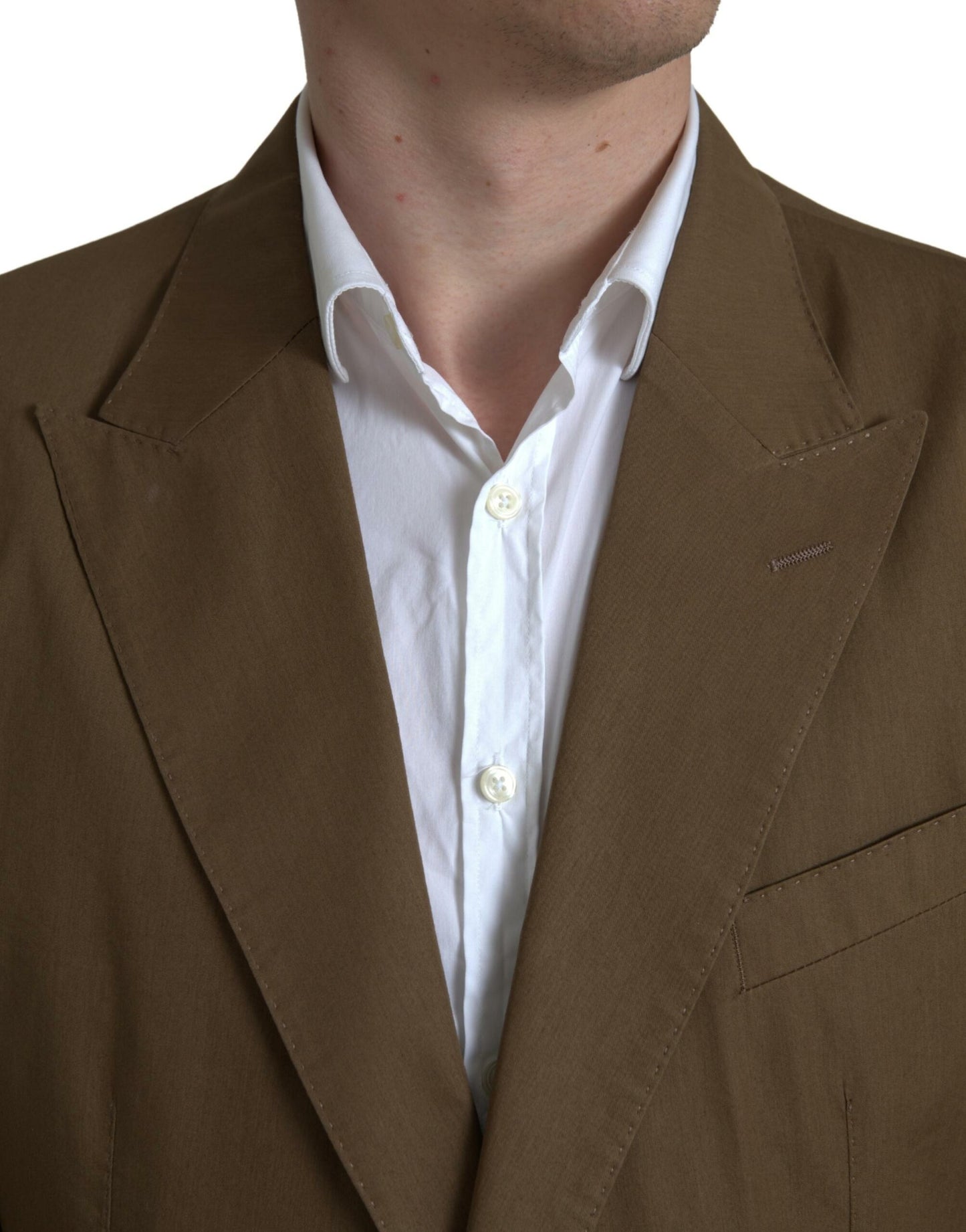 Dolce & Gabbana Brown 2 Piece Single Breasted TAORMINA Suit