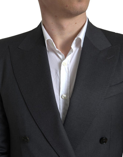 Dolce & Gabbana Gray 2 Piece Double Breasted SICILIA Suit
