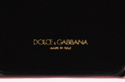 Pink Leather Heart Phone Cover designed by Dolce & Gabbana available from Moon Behind The Hill's Accessories range