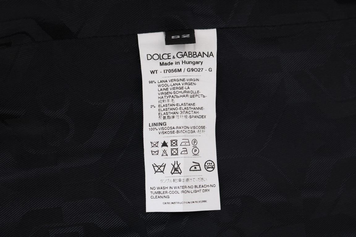 Gray Wool Stretch Vest - Designed by Dolce & Gabbana Available to Buy at a Discounted Price on Moon Behind The Hill Online Designer Discount Store