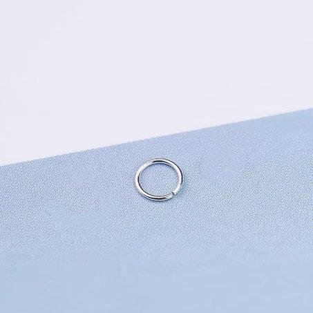 DIY supply - 4mm tiny open metal rings (10 pieces, gold/silver) - Designed by Upcycle with Jing Available to Buy at a Discounted Price on Moon Behind The Hill Online Designer Discount Store