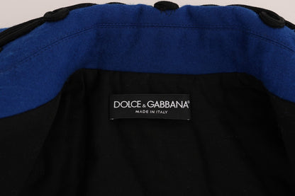 Black Wool Trench Jacket - Designed by Dolce & Gabbana Available to Buy at a Discounted Price on Moon Behind The Hill Online Designer Discount Store