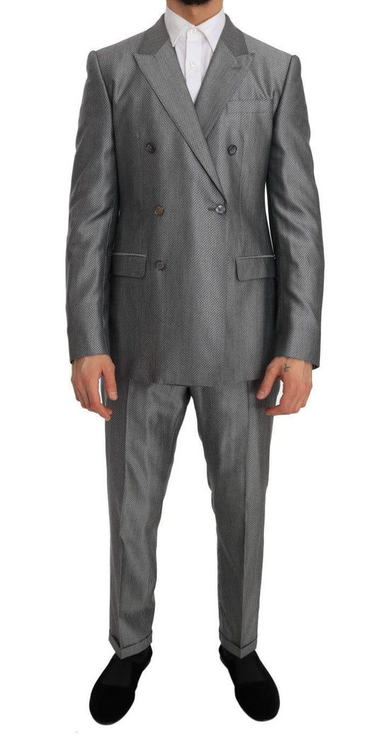 Dolce & Gabbana Men's Black Stretch Crystal Bee Slim Fit Suit - Designed by Dolce & Gabbana Available to Buy at a Discounted Price on Moon Behind The Hill Online Designer Discount Store