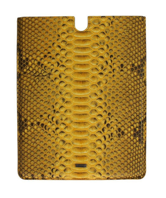 Yellow Snakeskin P2 Tablet eBook Cover designed by Dolce & Gabbana available from Moon Behind The Hill's Accessories range