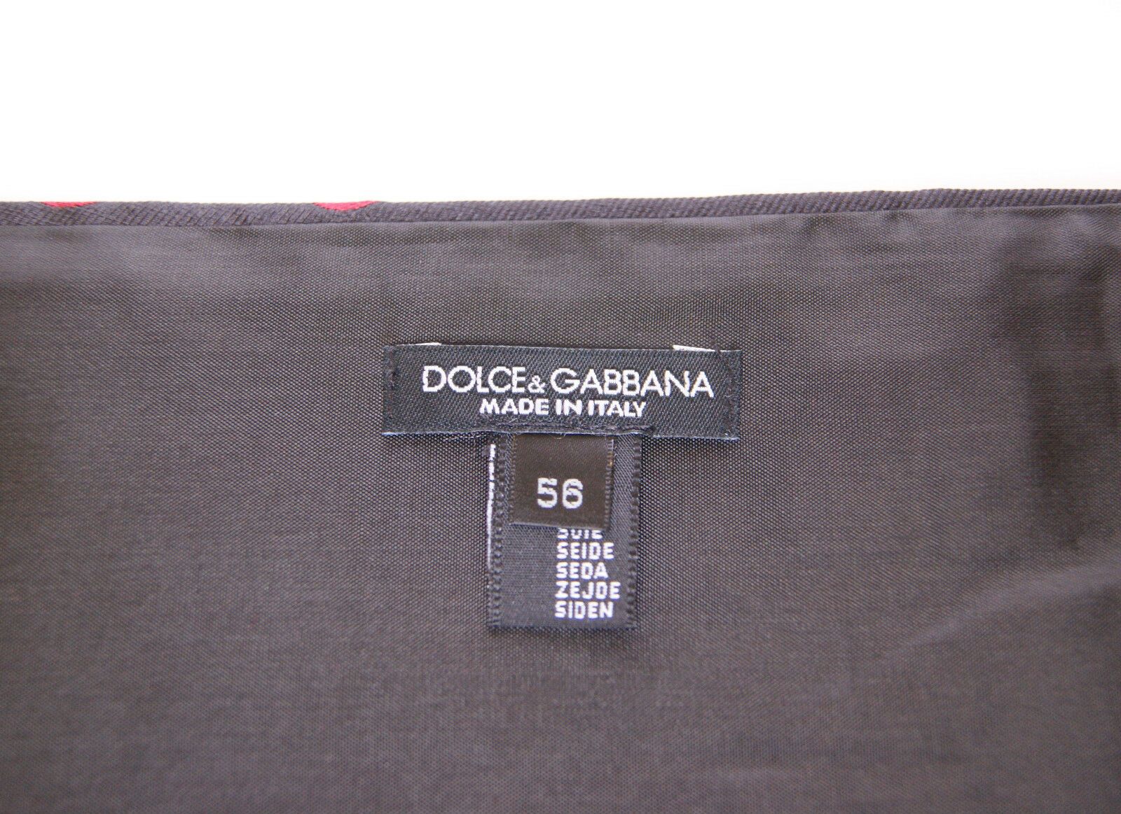 Black Waist Smoking Tuxedo Cummerbund Belt - Designed by Dolce & Gabbana Available to Buy at a Discounted Price on Moon Behind The Hill Online Designer Discount Store