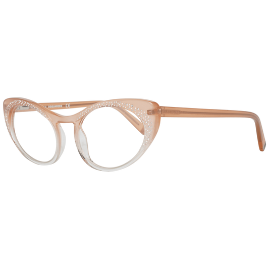 Dsquared² DQ5224 54073-1-FBB-53 Pink Women Frames - Designed by Dsquared² Available to Buy at a Discounted Price on Moon Behind The Hill Online Designer Discount Store