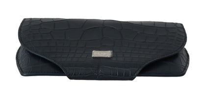 Blue Crocodile Eyewear Sunglasses Case Cover Pouch - Designed by Dolce & Gabbana Available to Buy at a Discounted Price on Moon Behind The Hill Online Designer Discount Store