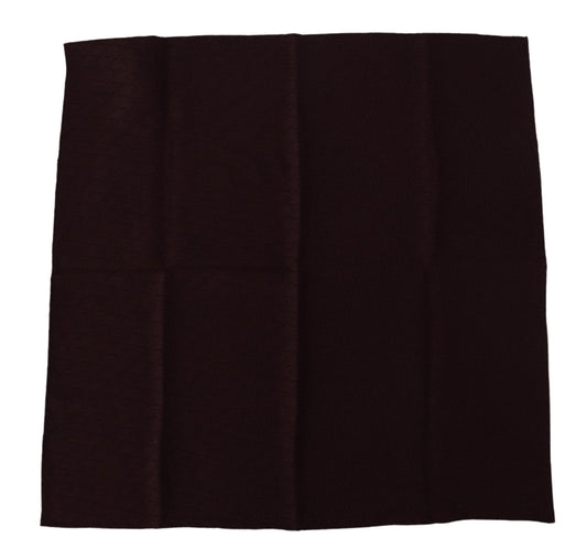 Brown Silk Blend Square Wrap Handkerchief Scarf - Designed by Dolce & Gabbana Available to Buy at a Discounted Price on Moon Behind The Hill Online Designer Discount Store