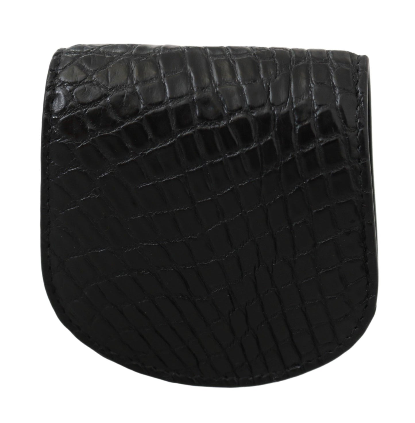 Black Exotic Skin Pocket Condom Case Holder - Designed by Dolce & Gabbana Available to Buy at a Discounted Price on Moon Behind The Hill Online Designer Discount Store
