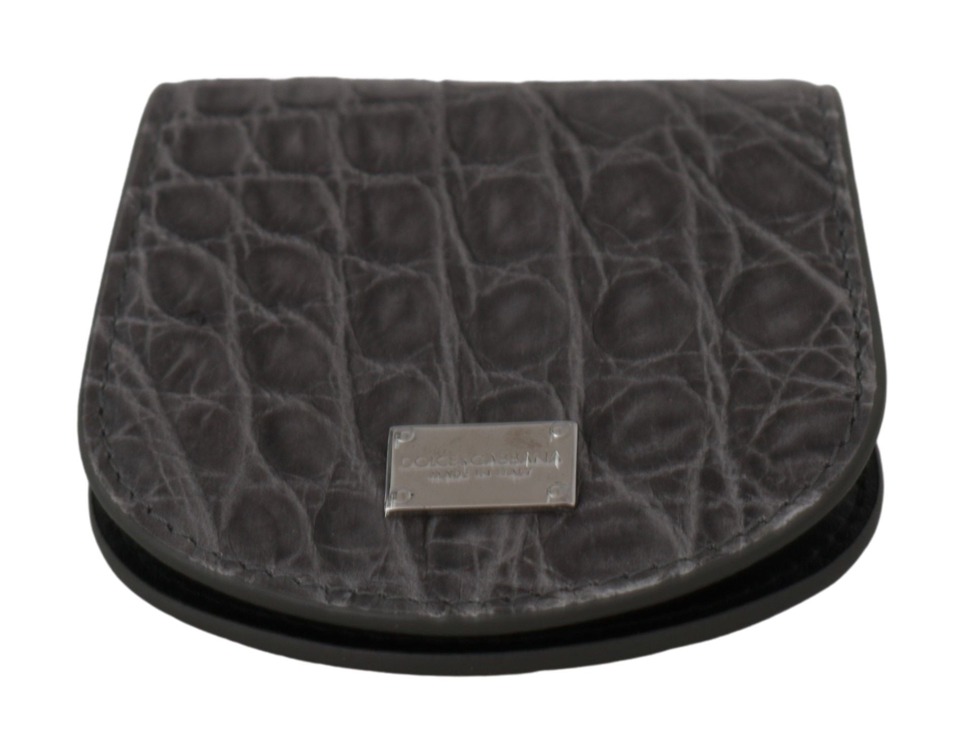 Gray Exotic Skin Condom Case Holder Pocket Wallet - Designed by Dolce & Gabbana Available to Buy at a Discounted Price on Moon Behind The Hill Online Designer Discount Store