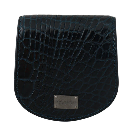 Blue Exotic Skins Condom Case Holder Pocket - Designed by Dolce & Gabbana Available to Buy at a Discounted Price on Moon Behind The Hill Online Designer Discount Store