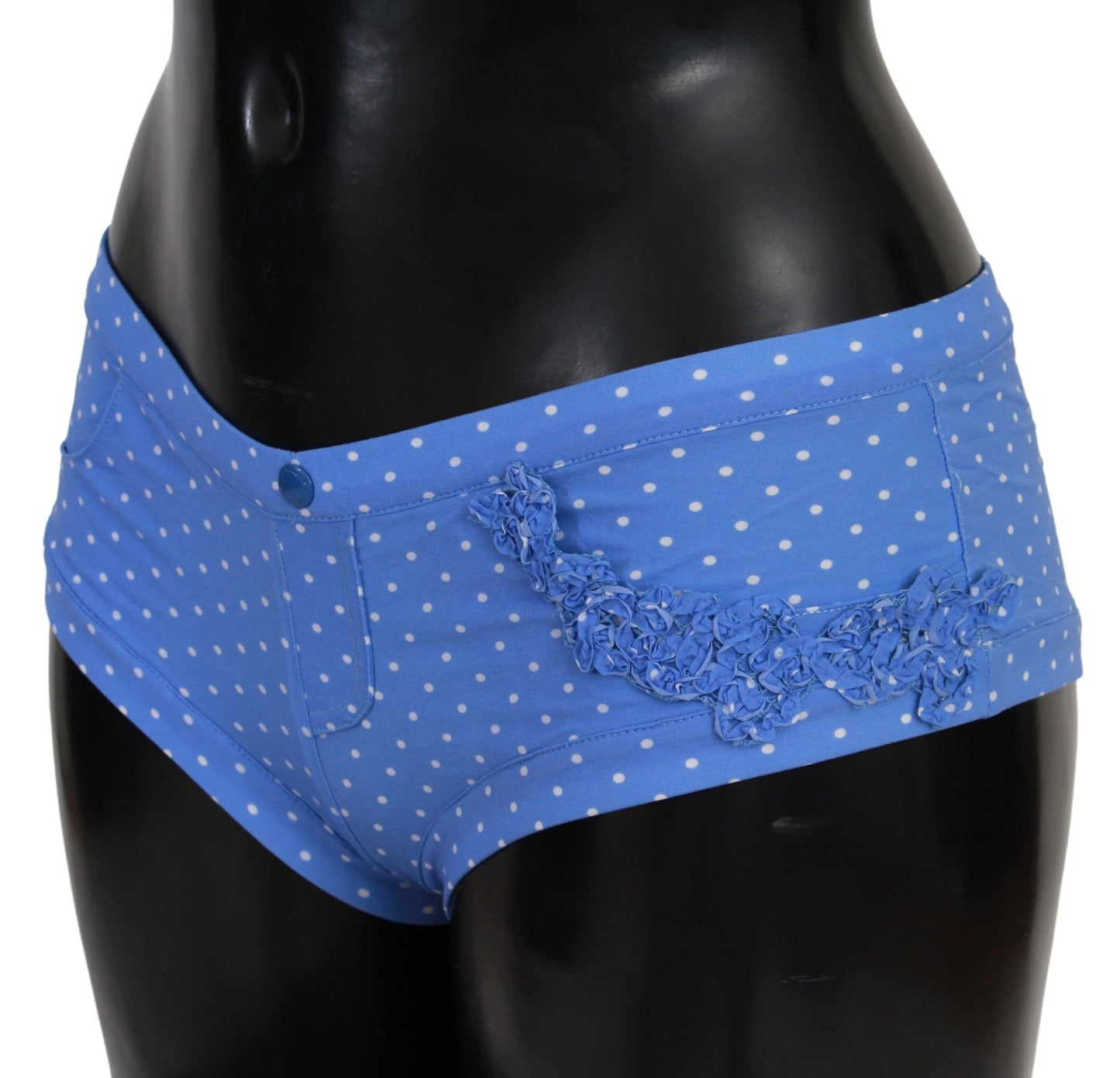 Blue Shorts Beachwear Bikini Bottoms Swimsuit - Designed by Ermanno Scervino Available to Buy at a Discounted Price on Moon Behind The Hill Online Designer Discount Store