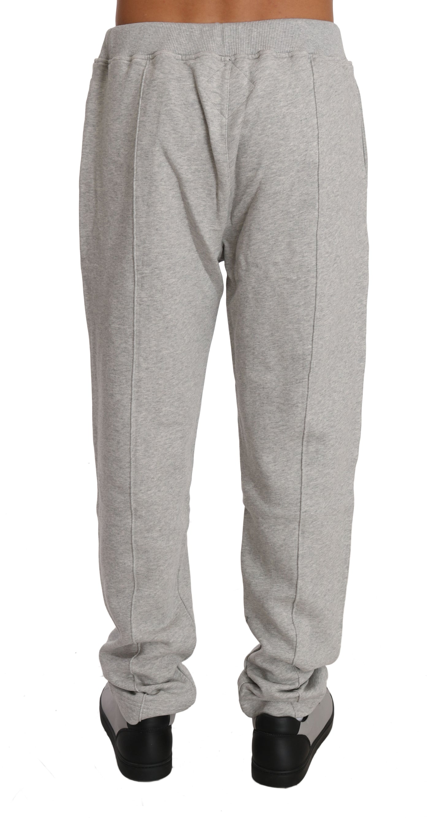 Billionaire Italian Couture Men's Gray Cotton Sweater Pants Tracksuit - Designed by Billionaire Italian Couture Available to Buy at a Discounted Price on Moon Behind The Hill Online Designer 