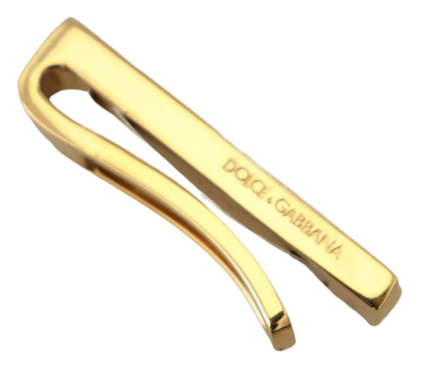 Gold Silver Brass Logo Men Tie Clip