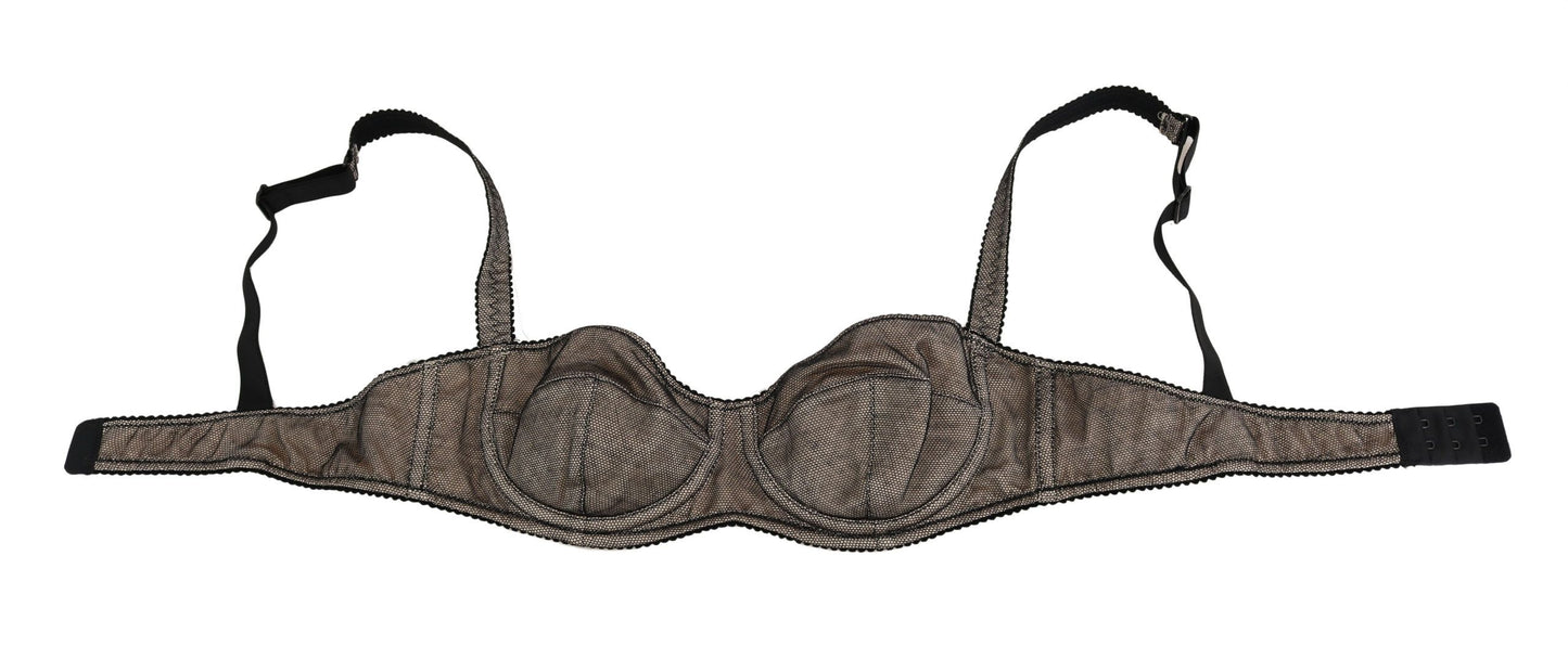 Brown Regg Balconcino Imbottito Bra Underwear - Designed by Dolce & Gabbana Available to Buy at a Discounted Price on Moon Behind The Hill Online Designer Discount Store