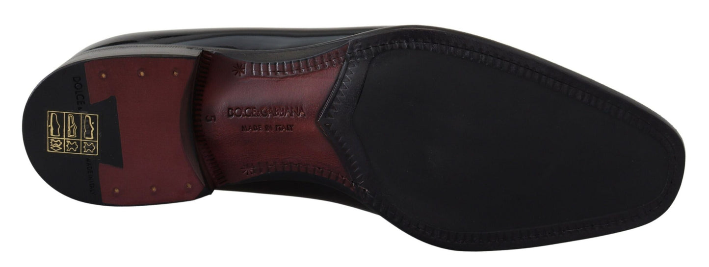Dolce & Gabbana Black Patent Slipper Loafers Slipon Shoes - Designed by Dolce & Gabbana Available to Buy at a Discounted Price on Moon Behind The Hill Online Designer Discount Store