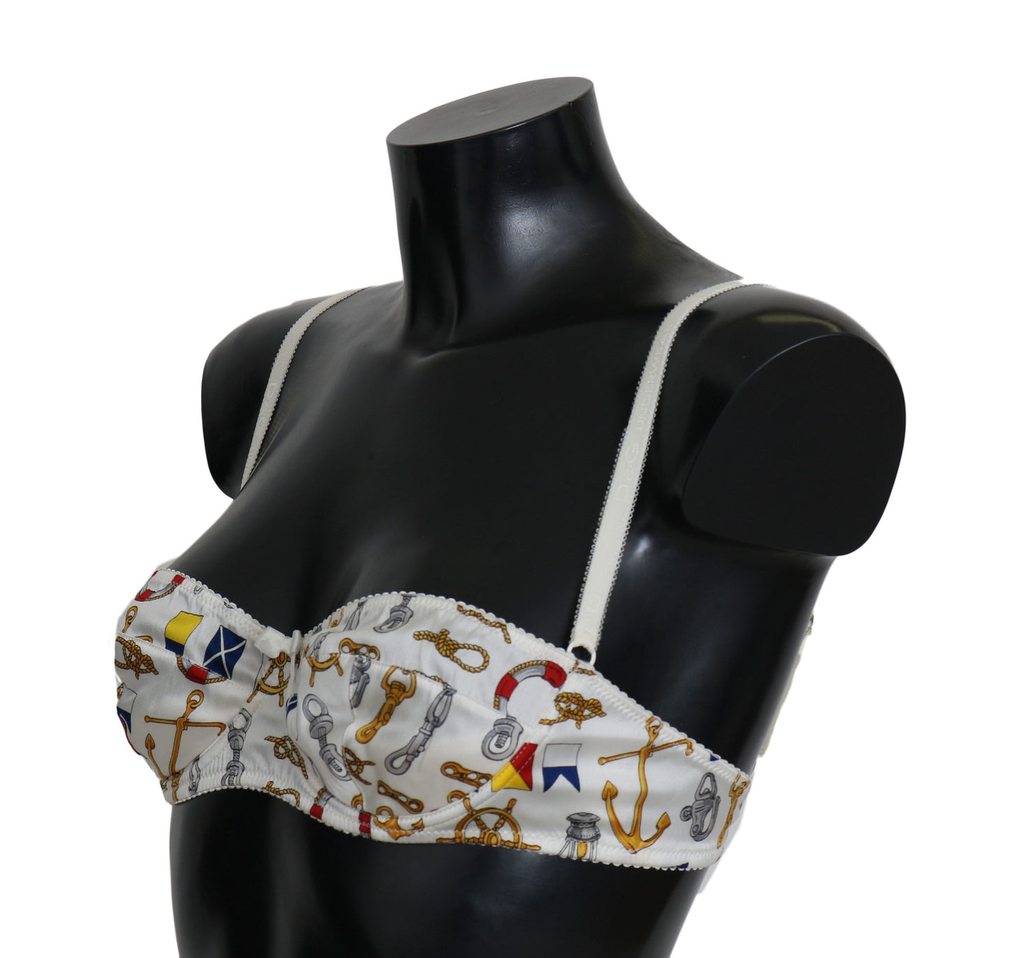White Balconcino Sailor Print Underwear