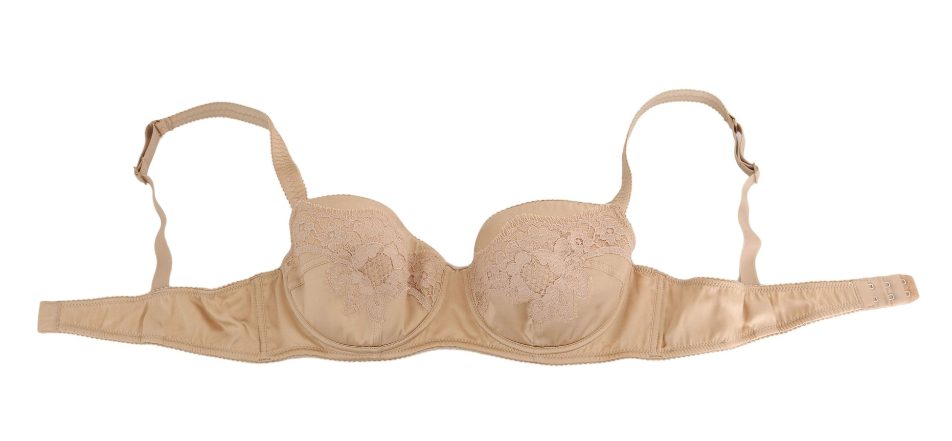 Beige Silk Floral Stretch Underwear - Designed by Dolce & Gabbana Available to Buy at a Discounted Price on Moon Behind The Hill Online Designer Discount Store