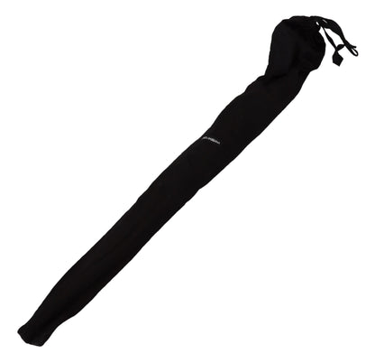 Brown Striped Leather Handle Collapsible Sartoria Umbrella