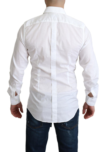 White Cotton Long Sleeves Formal Shirt