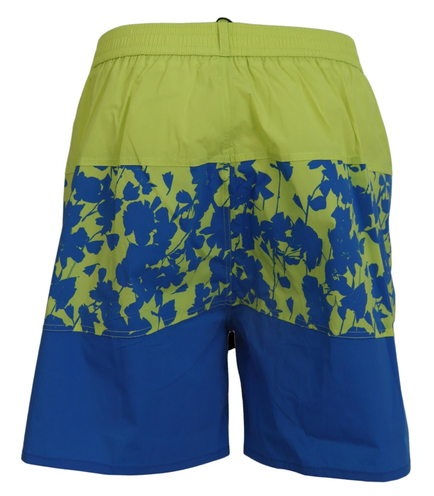 Blue Green Logo Print Men Beachwear Shorts Swimwear - Designed by Dsquared² Available to Buy at a Discounted Price on Moon Behind The Hill Online Designer Discount Store