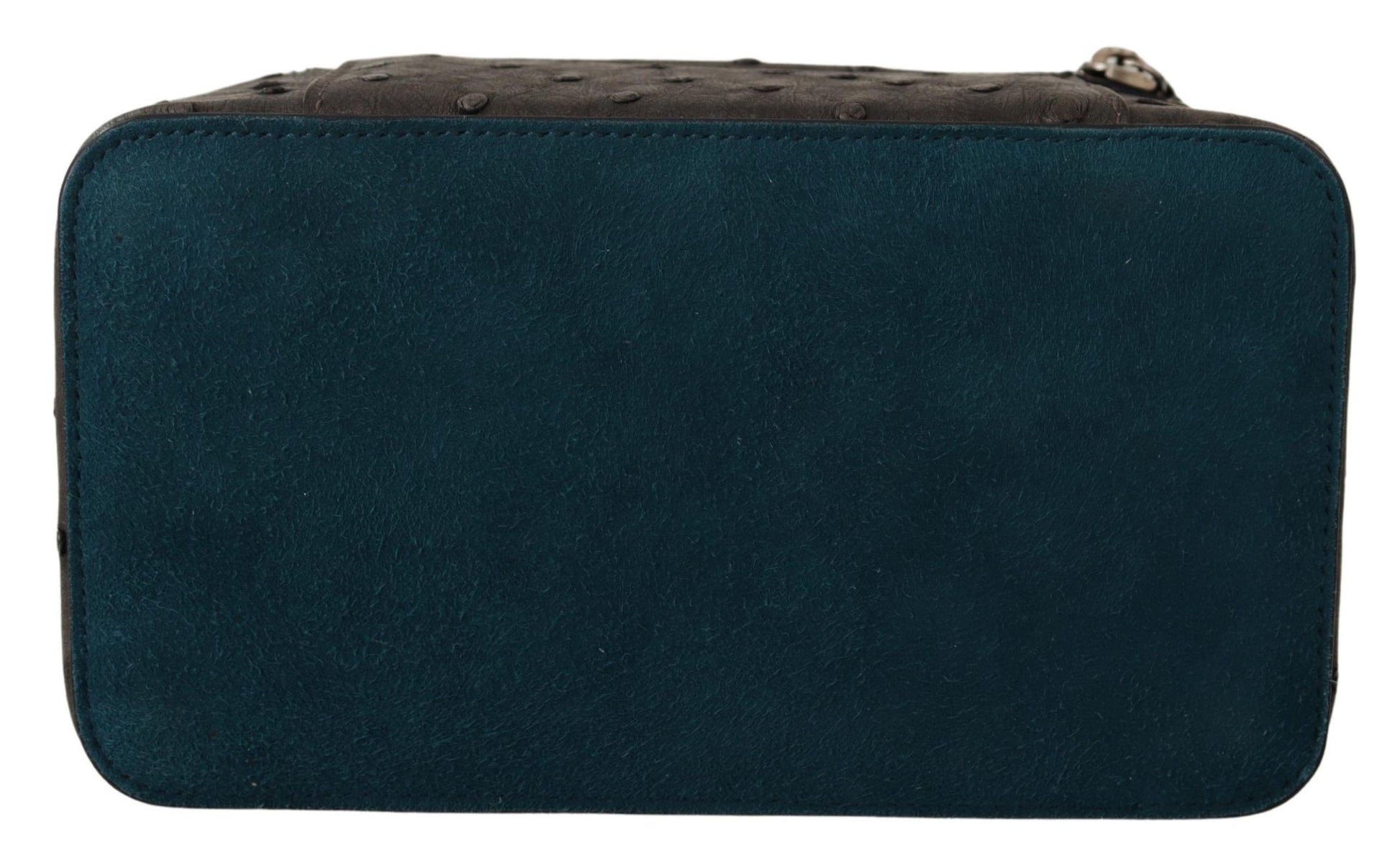 Gray Skin Leather Vanity Case Toiletry Shaving Bag - Designed by Dolce & Gabbana Available to Buy at a Discounted Price on Moon Behind The Hill Online Designer Discount Store