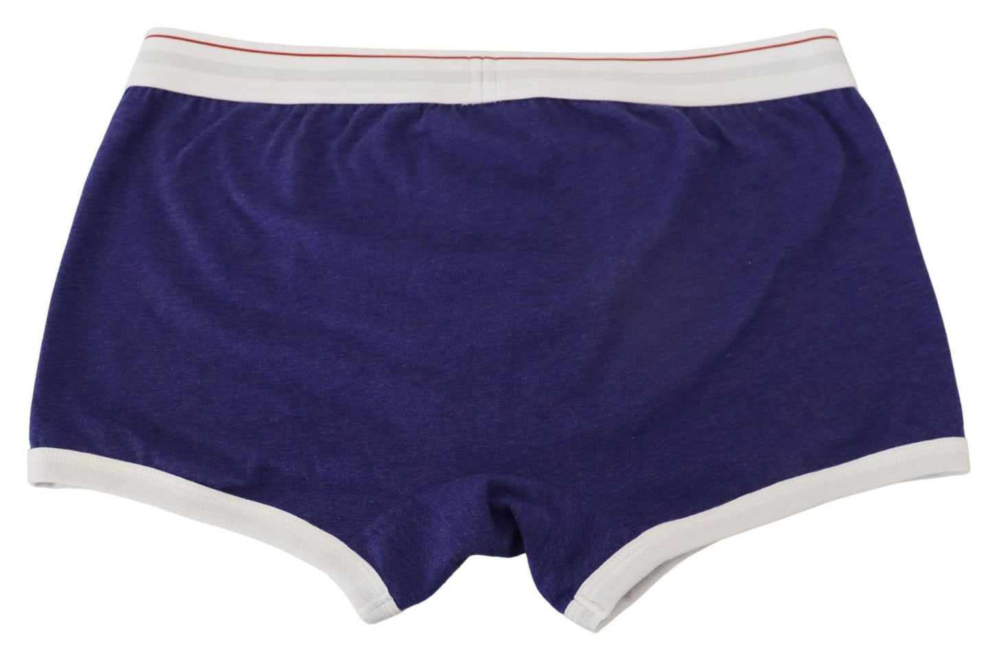 Blue White Logo Cotton Stretch Men Trunk Underwear - Designed by Dsquared² Available to Buy at a Discounted Price on Moon Behind The Hill Online Designer Discount Store