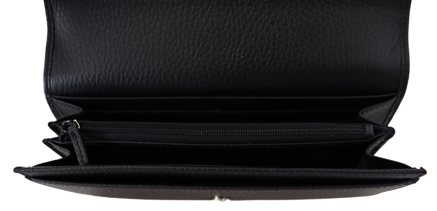 Gucci Women's Black Icon Leather Wallet - Designed by Gucci Available to Buy at a Discounted Price on Moon Behind The Hill Online Designer Discount Store