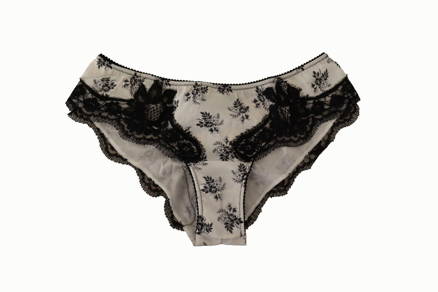 White Floral Lace Satin Briefs Underwear designed by Dolce & Gabbana available from Moon Behind The Hill 's Clothing > Underwear & Socks > Underwear > Womens range